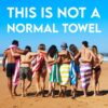 Group with towels